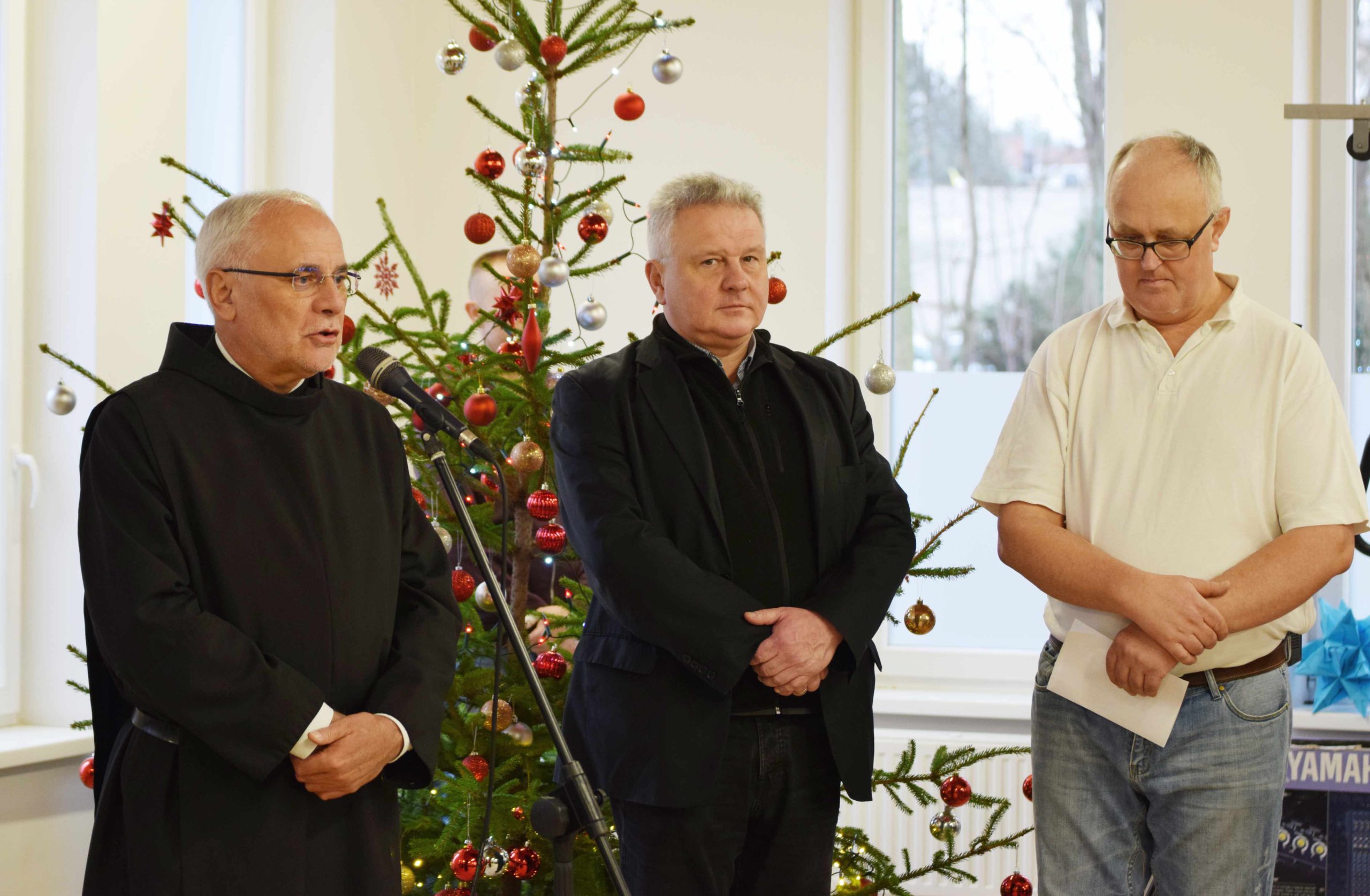 Przedświąteczne spotkanie opłatkowe w Szpitalu Zakonu Bonifratrów św. Jana Bożego w Łodzi